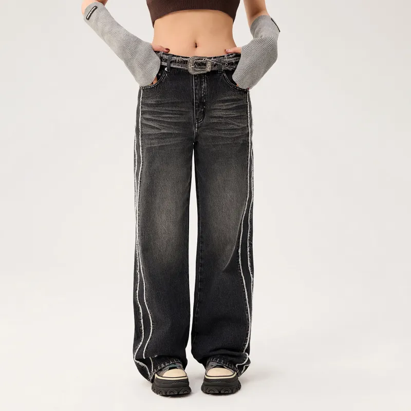 CHUU Jeans Women's Dark Gray-2