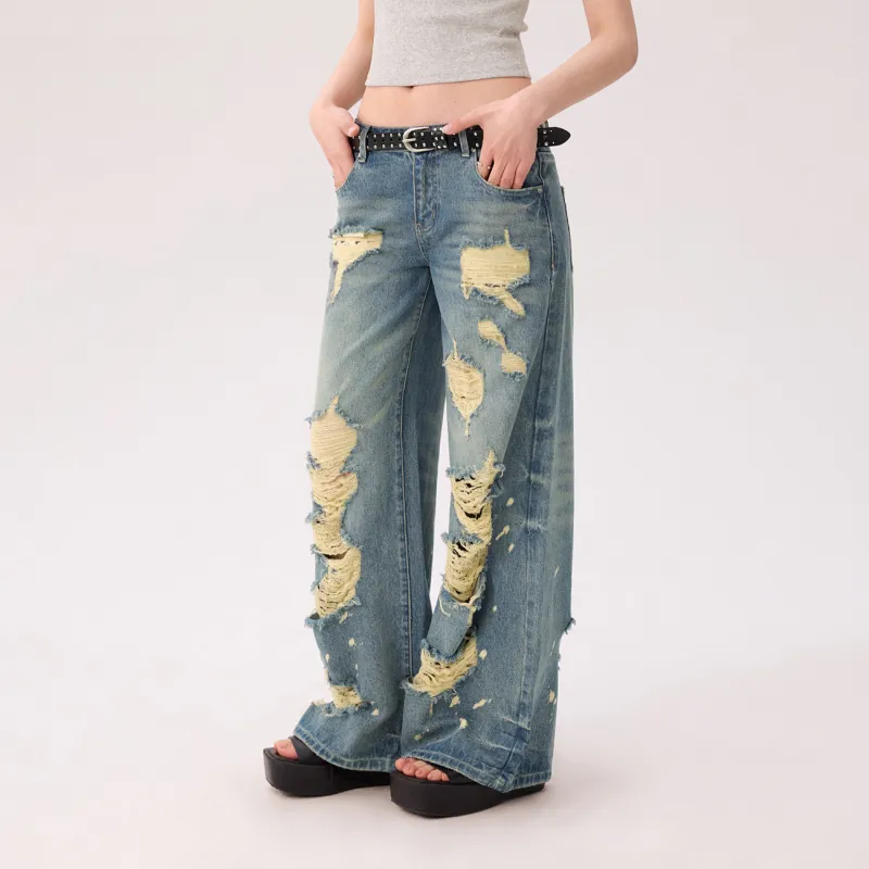 CHUU Jeans Women's Medium Denim Blue-2