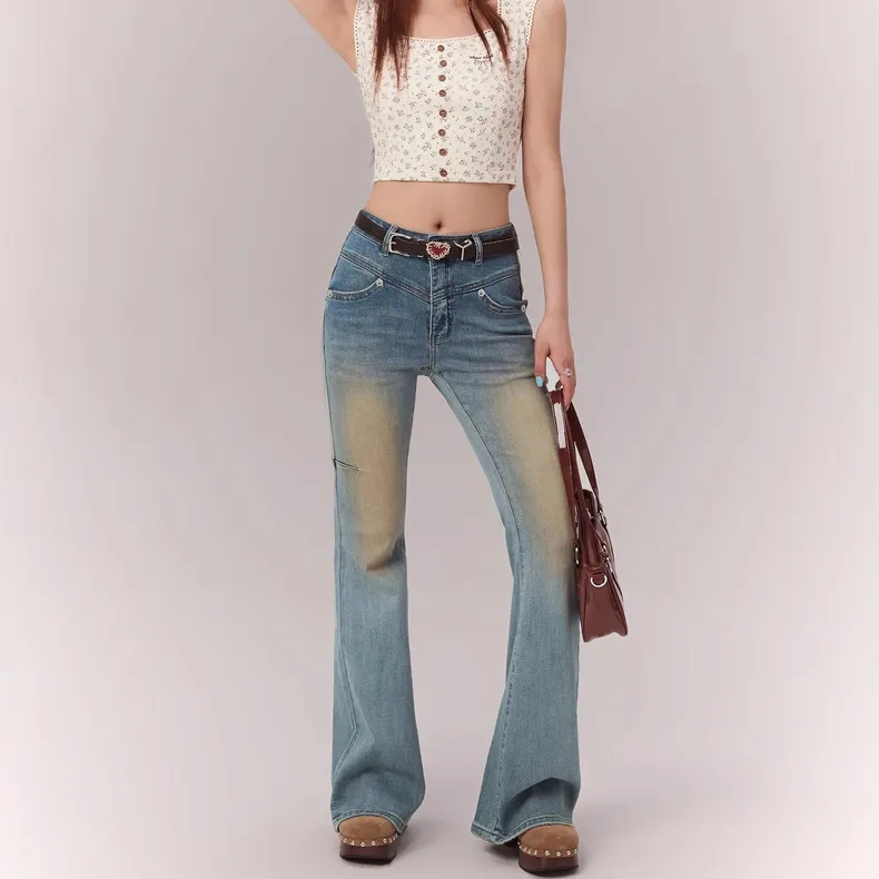 CHUU Jeans Women's Denim Blue-3