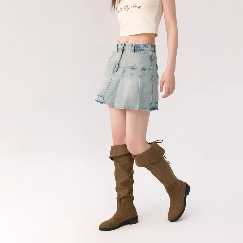 CHUU Denim Short Skirts Women's-16