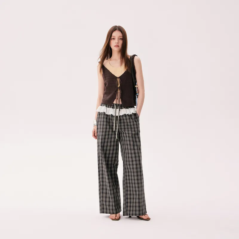 CHUU Casual Pants Women's Black-3