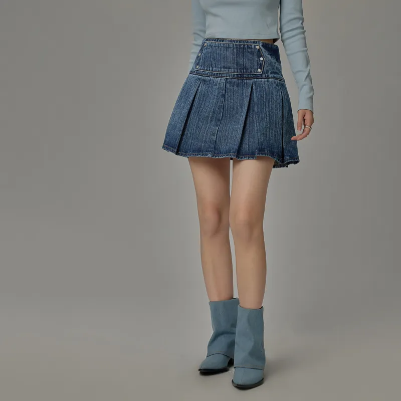 CHUU Denim Short Skirts Women's-2