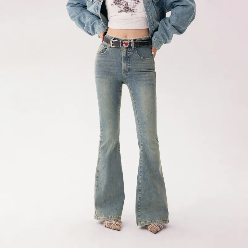 CHUU Jeans Women's Medium Denim Blue-2