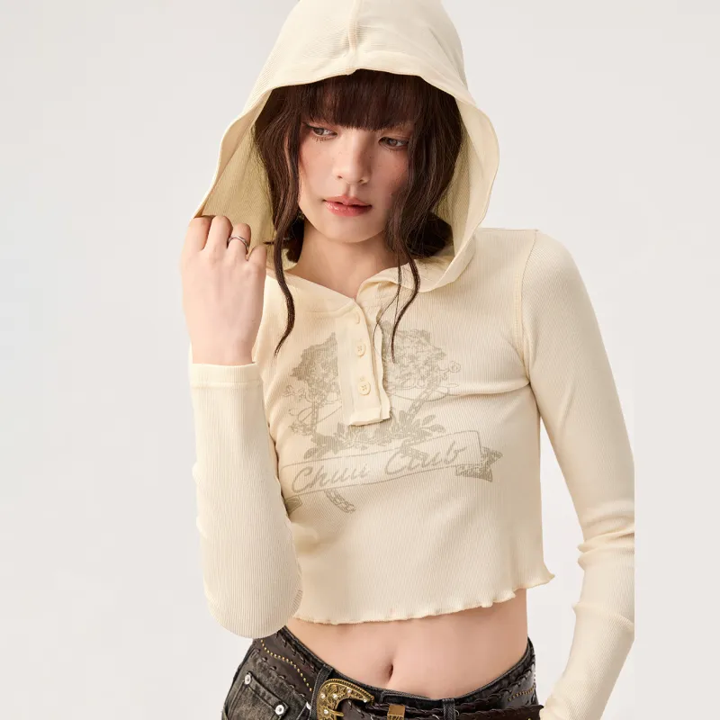CHUU T Shirts Women's White Apricot-2