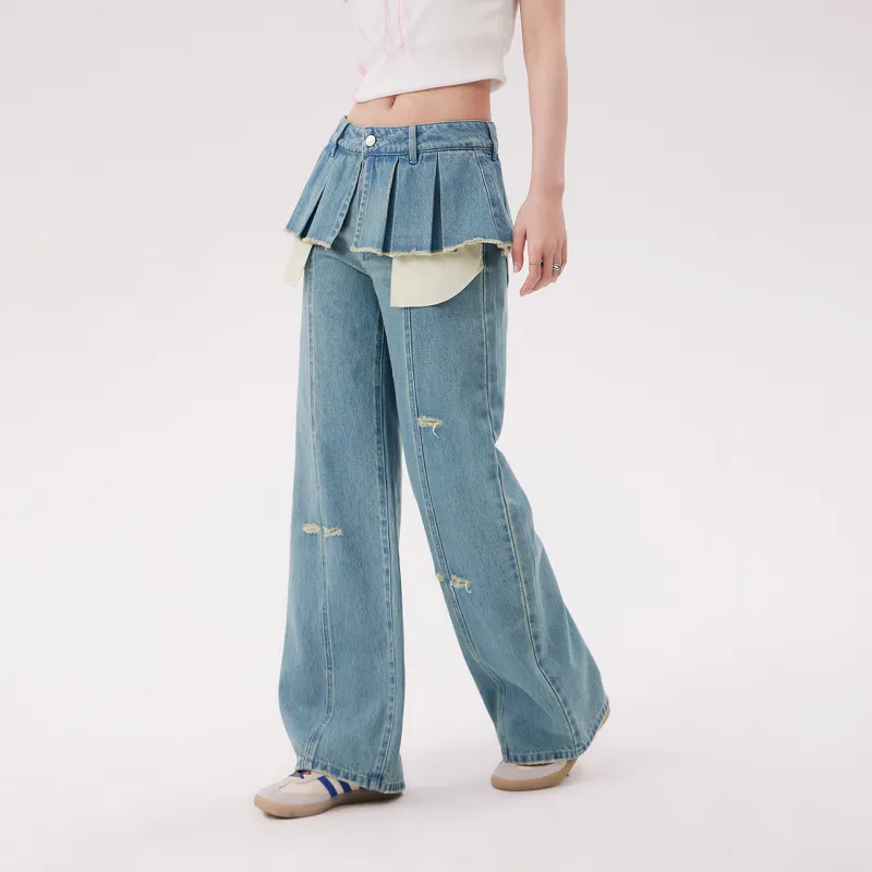 CHUU Jeans Women's Medium Denim Blue-2
