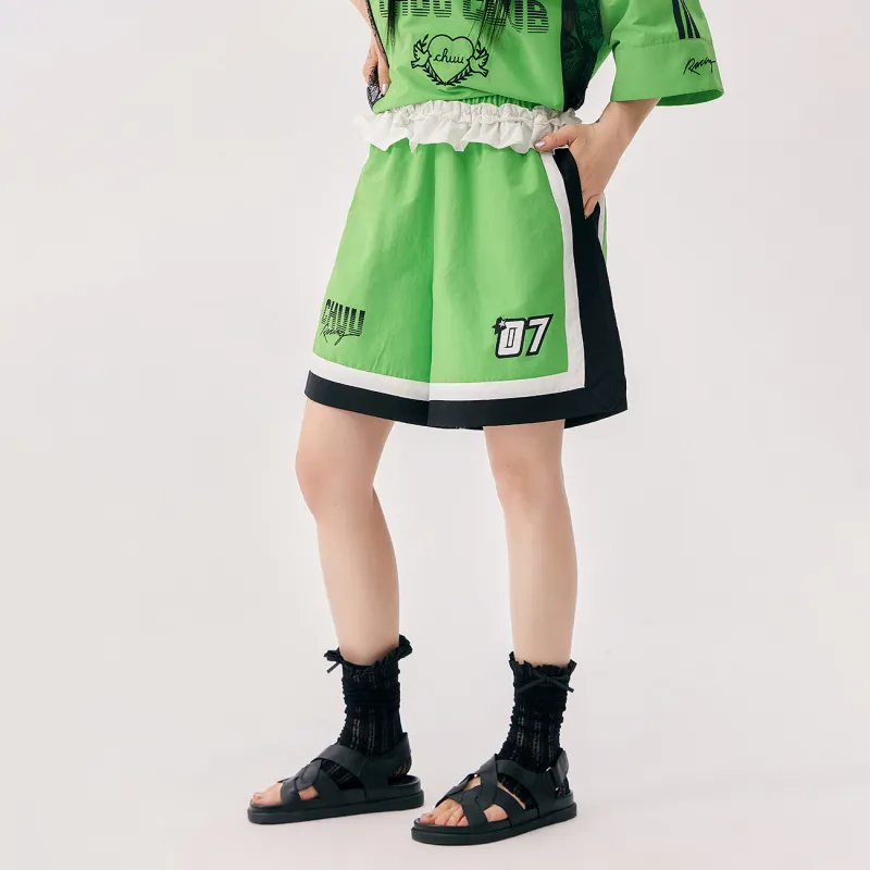 CHUU Casual Shorts Women's Forest Green-2
