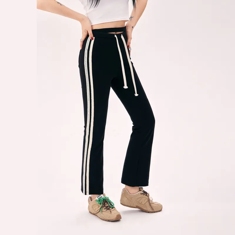 CHUU Casual Pants Women's Black-2