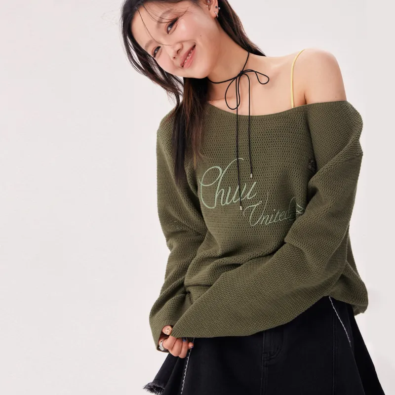 CHUU Knitwear Women's Mustard Green-2