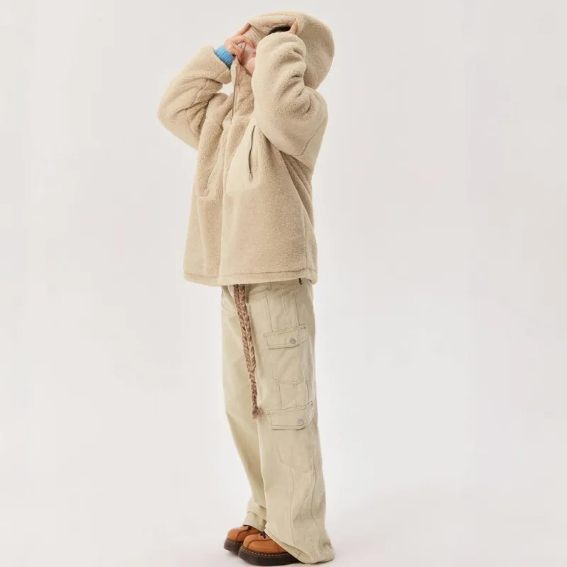 CHUU Velvet Jackets Women's Apricot-2