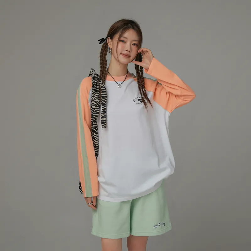 CHUU T Shirts Women's Orange-2