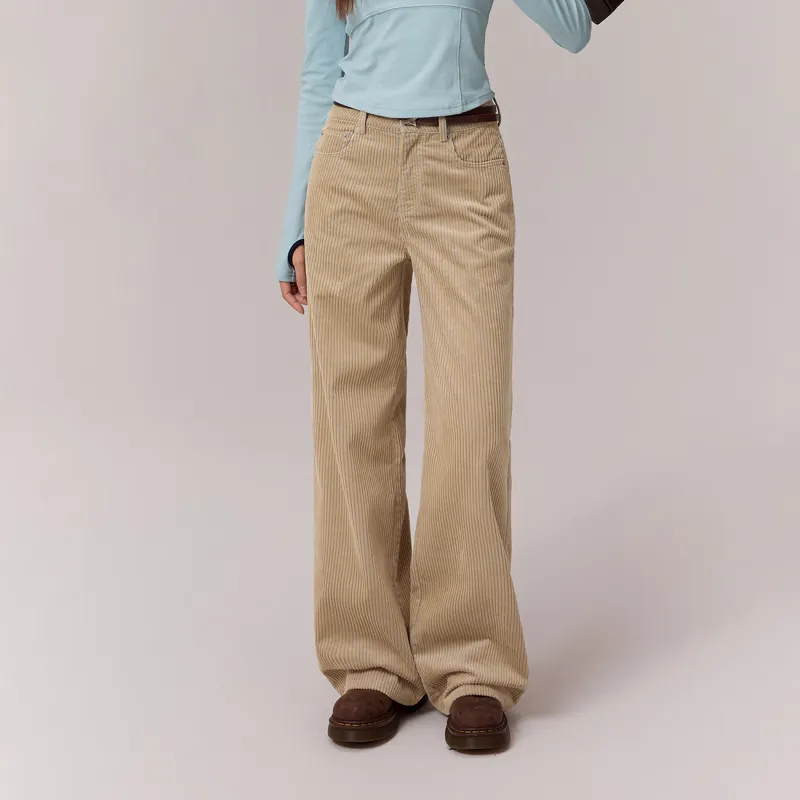 CHUU Casual Pants Women's Khaki-2