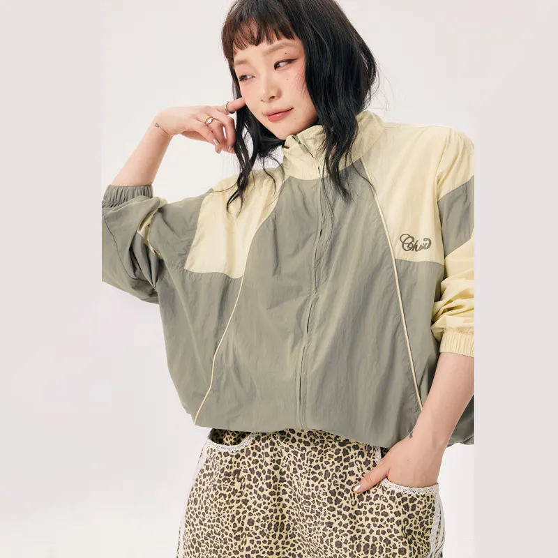 CHUU Cropped Coat Women's Mustard Green-2