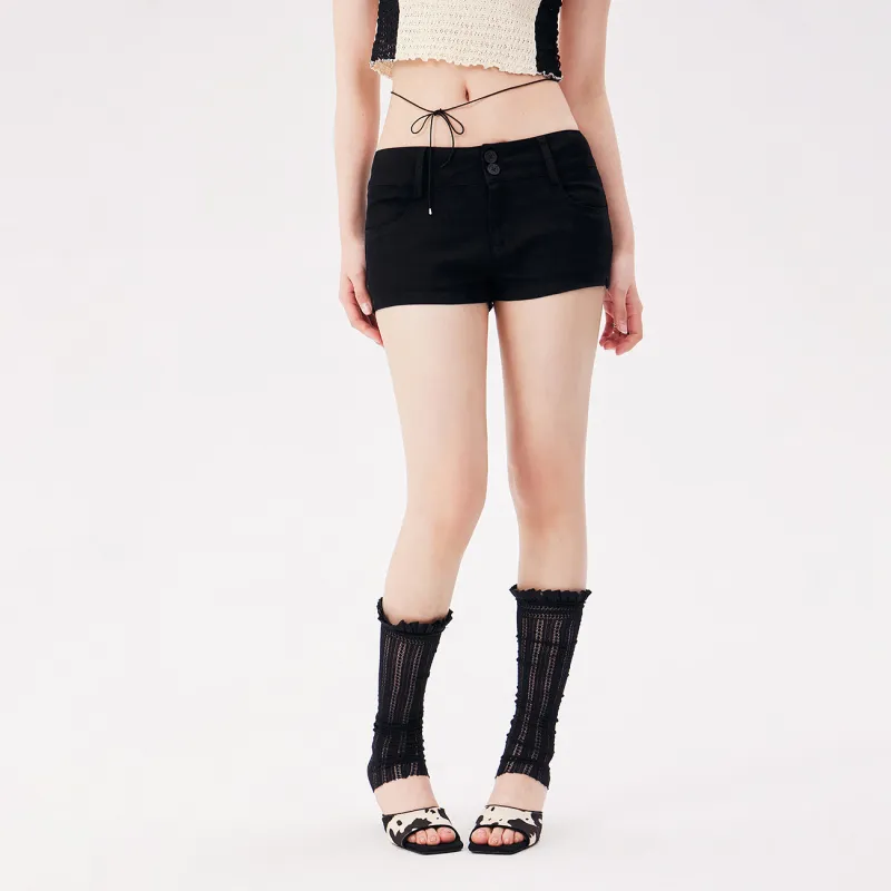 CHUU Casual Shorts Women's Black-3