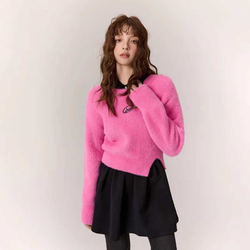 CHUU Knitwear Women's Fuchsia-2