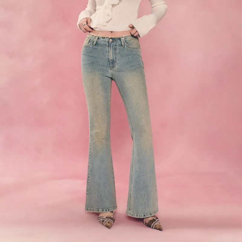 CHUU Jeans Women's Light Denim Blue-2