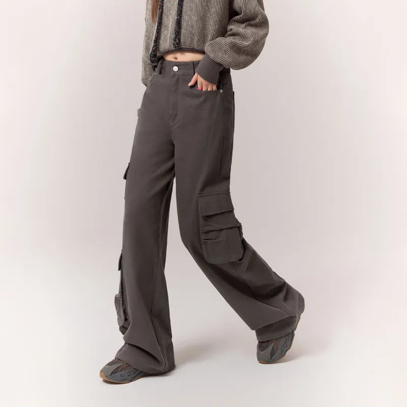 CHUU Casual Pants Women's Carbon Gray-2