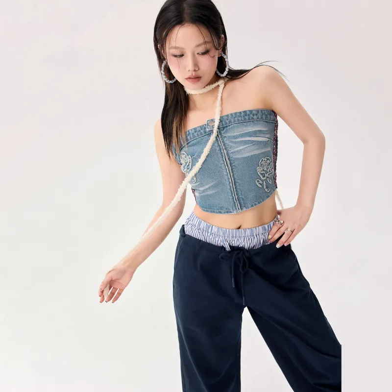 CHUU Tank Tops Women's Medium Blue-2