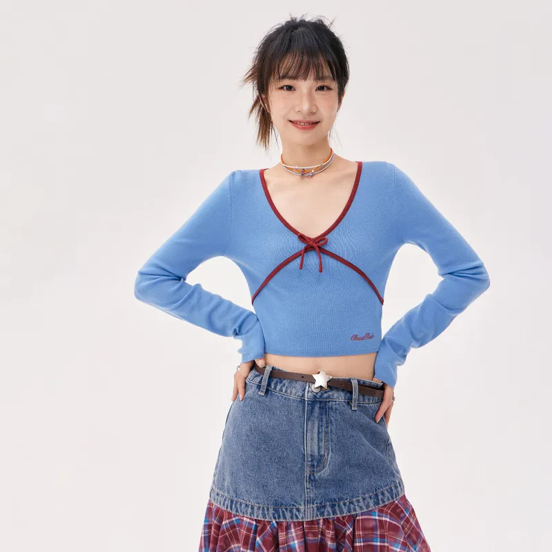 CHUU Knitwear Women's Sky Blue-2
