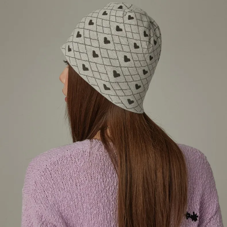 CHUU Cotton, Polyester, Nylon Beanies Women's Gray-1