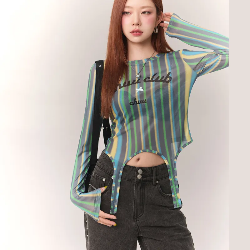 CHUU T Shirt Women's Iridescent-2