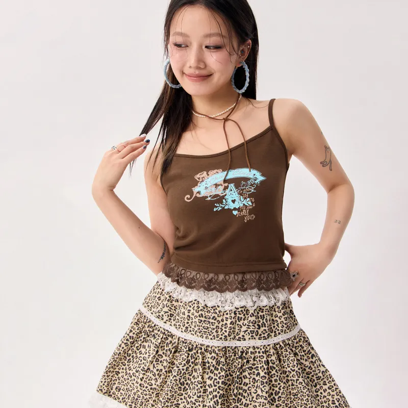 CHUU Tank Tops Women's Coffee-2
