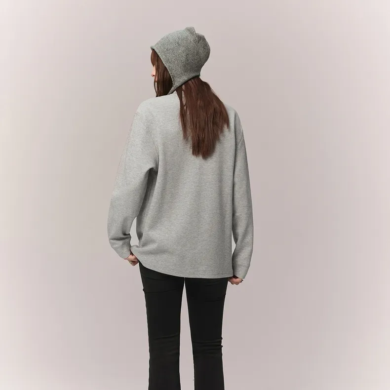 CHUU T Shirt Women's Light Heather Gray-2