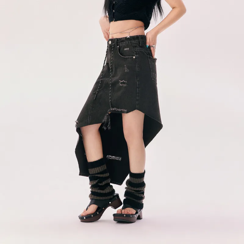 CHUU Casual Short Skirts Women's Black-2