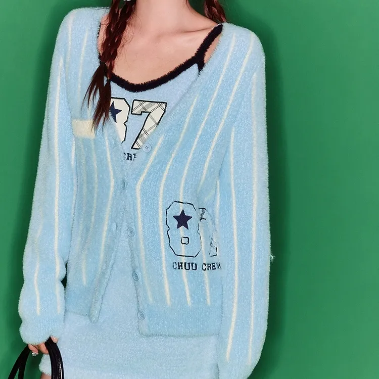 CHUU Knitwear Women's Baby Blue-2