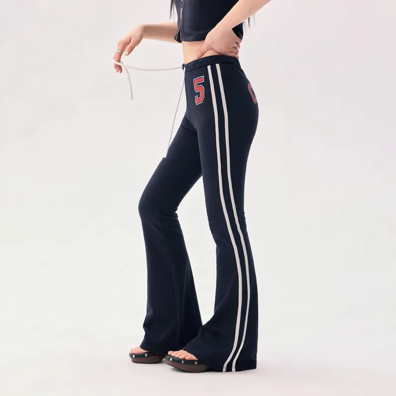 CHUU Casual Pants Women's Navy Blue-2