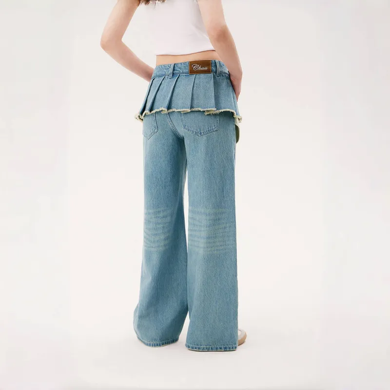 CHUU Jeans Women's Medium Denim Blue-3