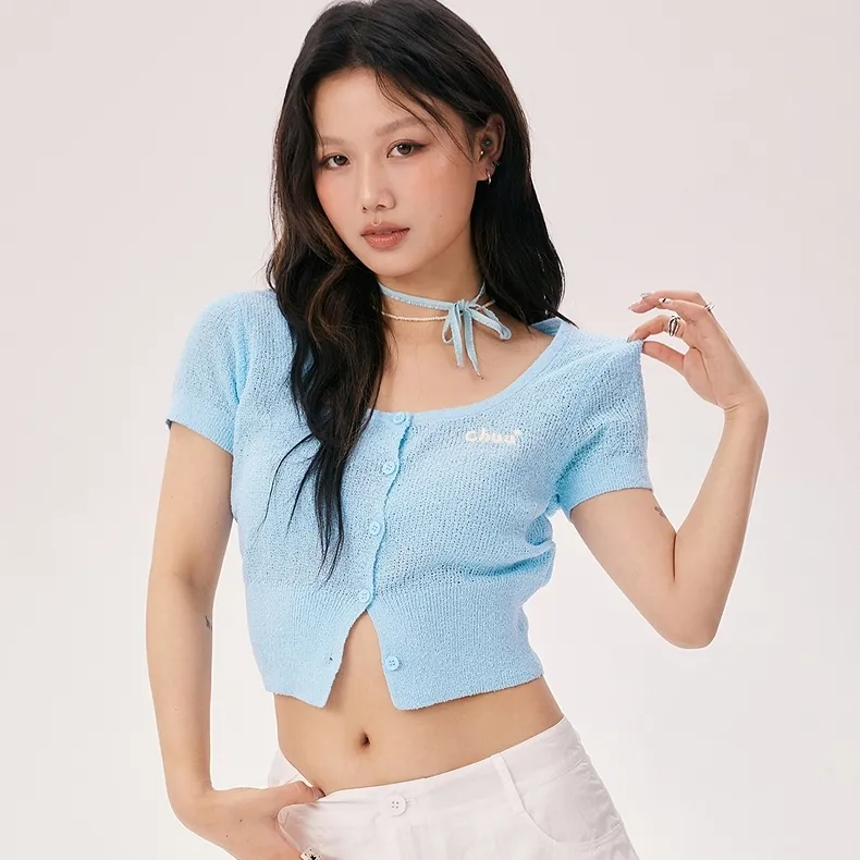 CHUU Knitwear Women's Baby Blue-2