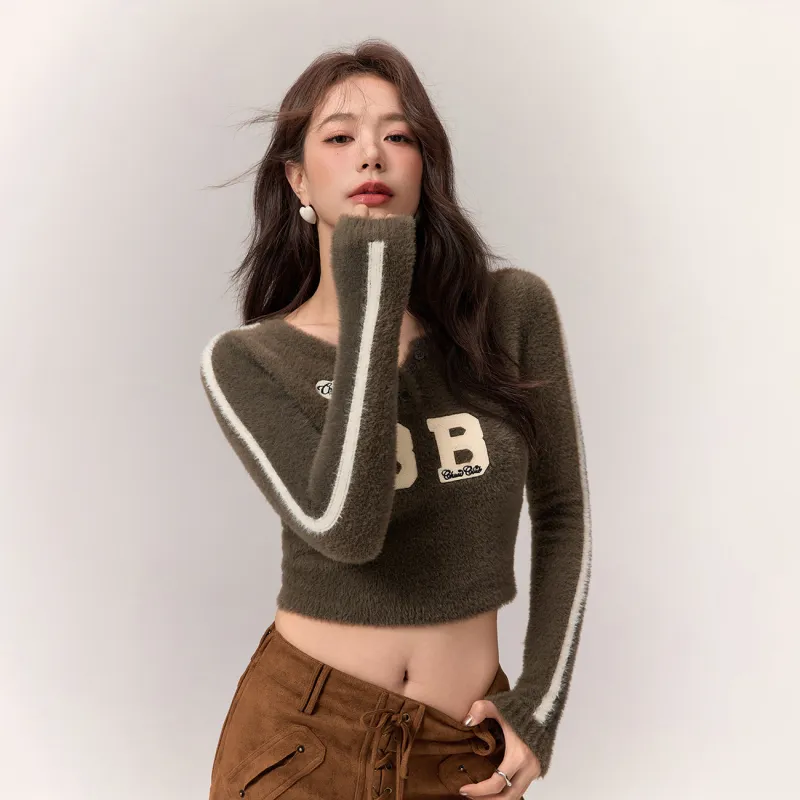 CHUU Knitwear Women's Mustard Green-2