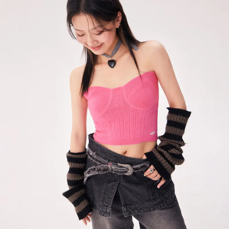 CHUU Tank Tops Women's Fuchsia-2