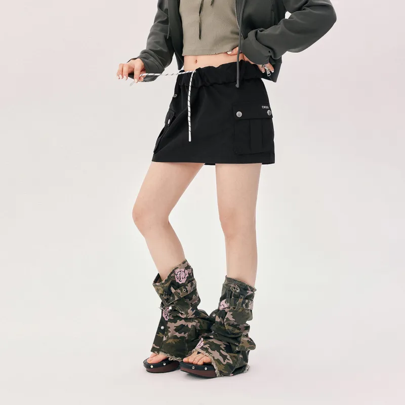 CHUU Casual Short Skirts Women's-5