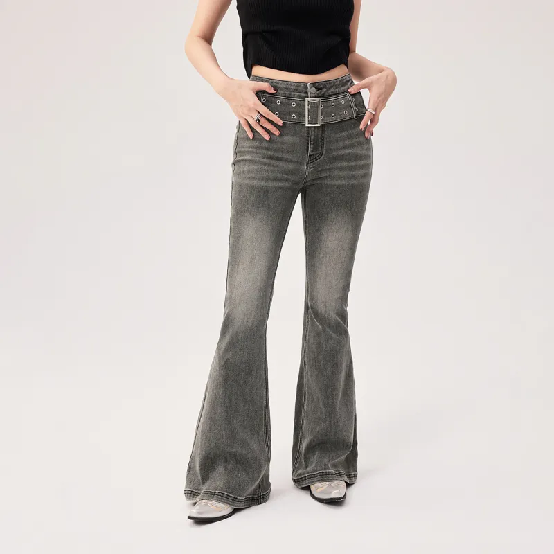 CHUU Jeans Women's Dark Gray-2