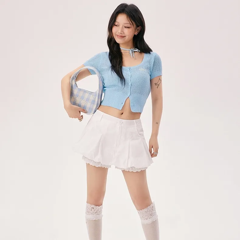 CHUU Knitwear Women's Baby Blue-4