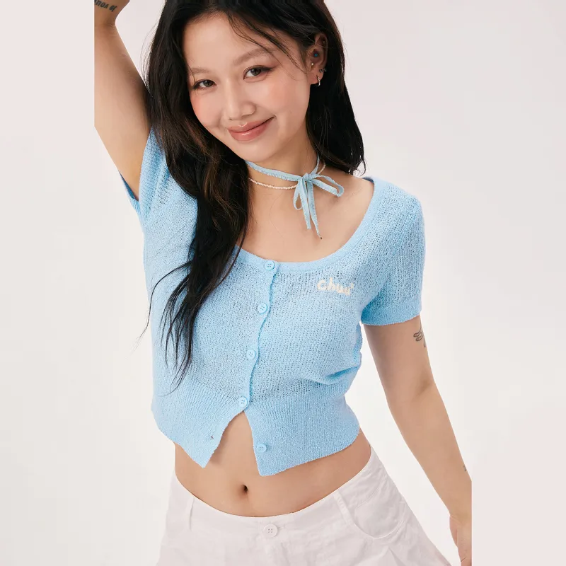 CHUU Knitwear Women's Baby Blue-3