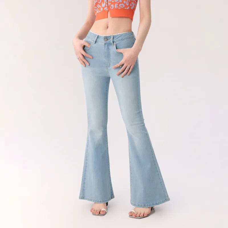 CHUU Jeans Women's Medium Denim Blue-5