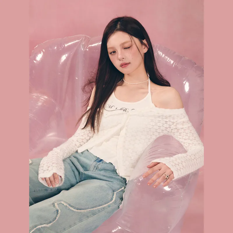 CHUU Chiffon Shirt Women's White-2