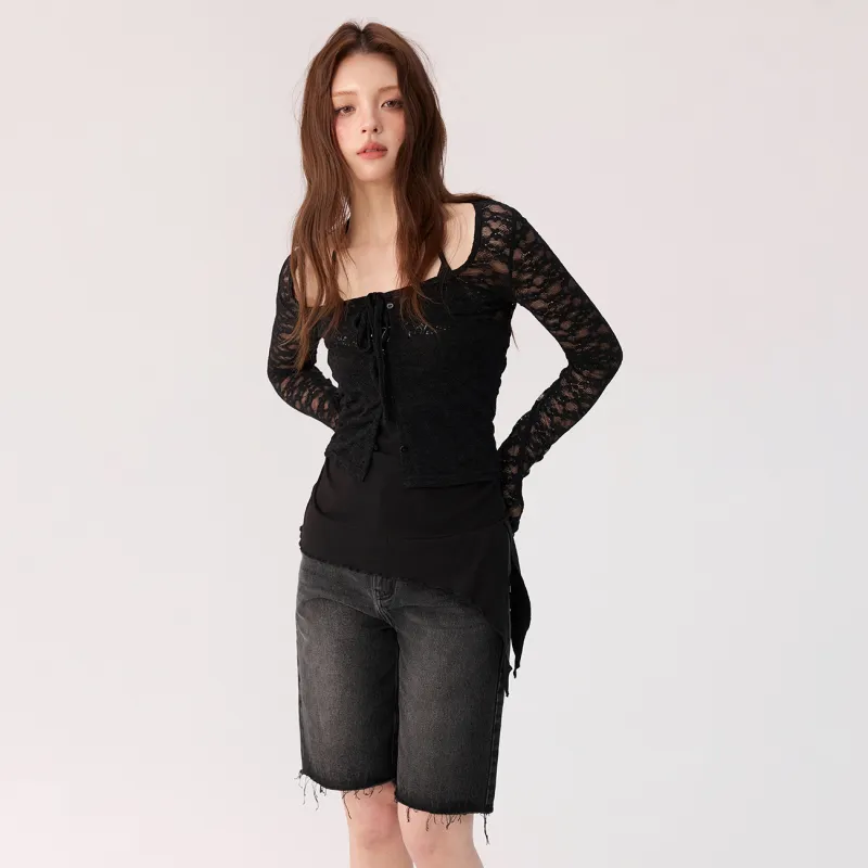 CHUU Chiffon Shirts Women's-1