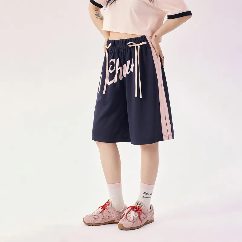 CHUU Casual Shorts Women's Navy Blue-2