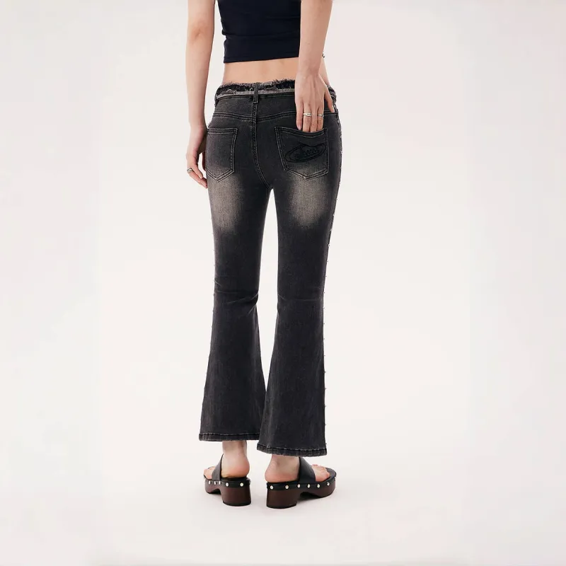 CHUU Jeans Women's Dark Gray-3