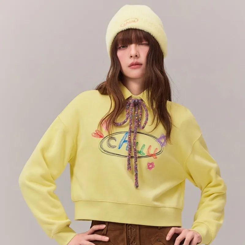 CHUU Sweatshirts Women's Lemon-2