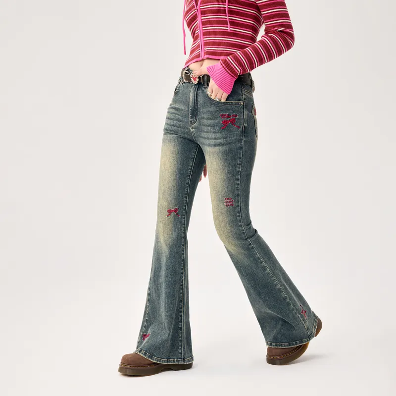 CHUU Jeans Women's Dark Denim Blue-2