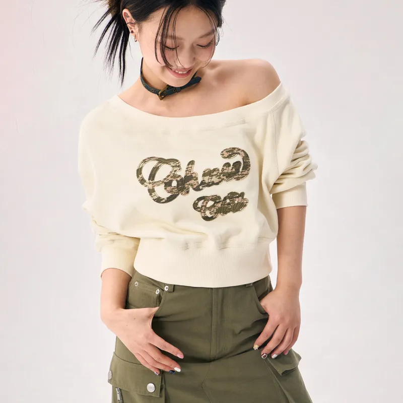 CHUU Sweatshirt Women's Apricot-2