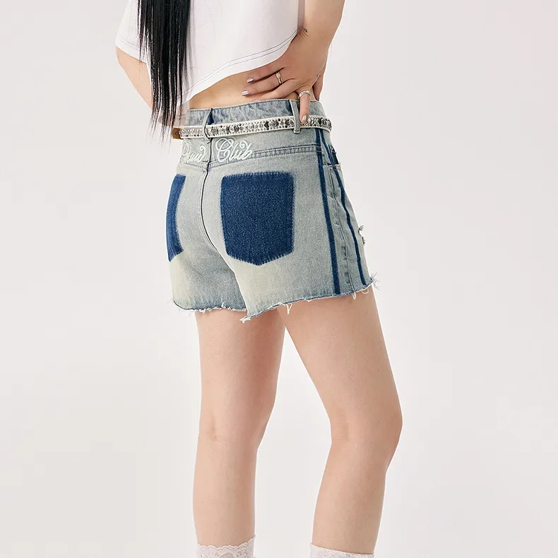 CHUU Denim Shorts Women's Light Denim Blue-3