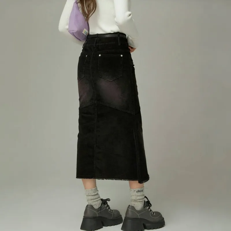 CHUU Casual Short Skirts Women's Black-4