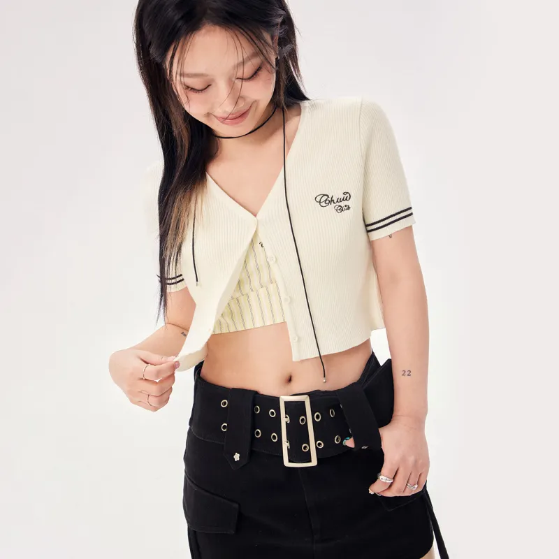 CHUU Knitwear Women's White Apricot-2
