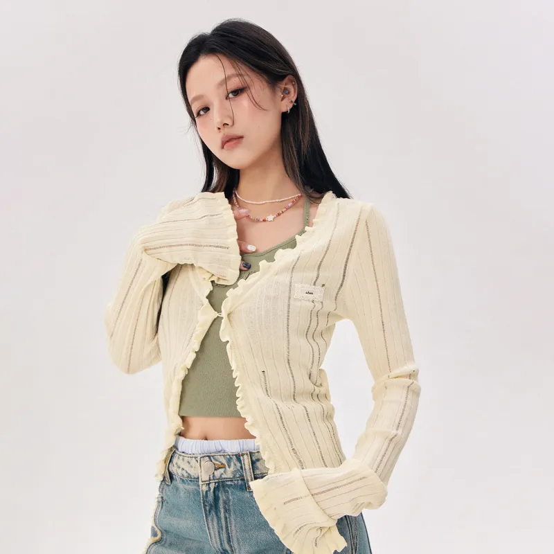 CHUU Knitwear Women's White Apricot-2