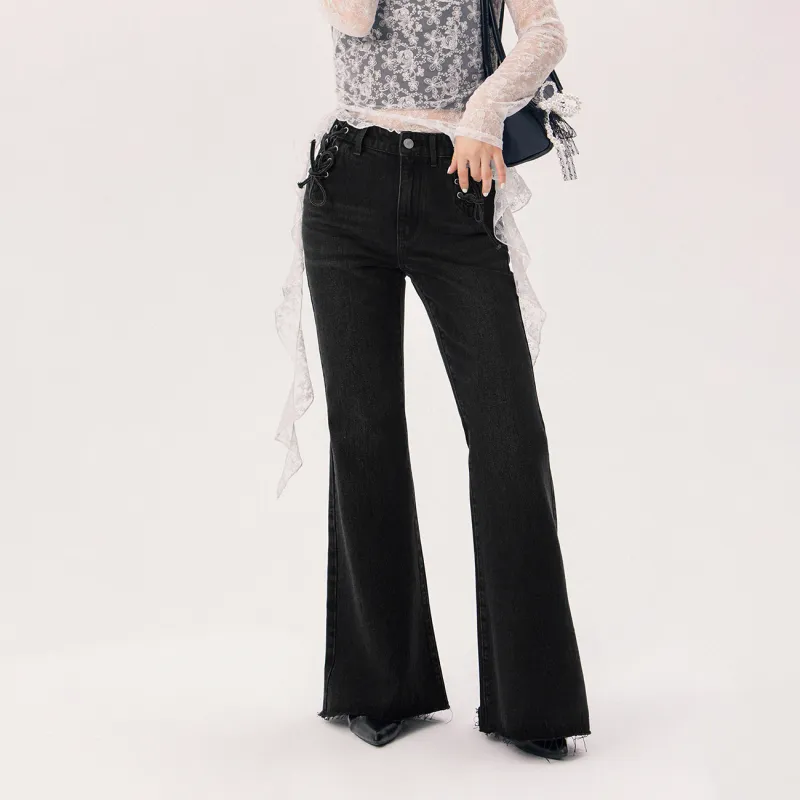 CHUU Jeans Women's Dark Gray-2